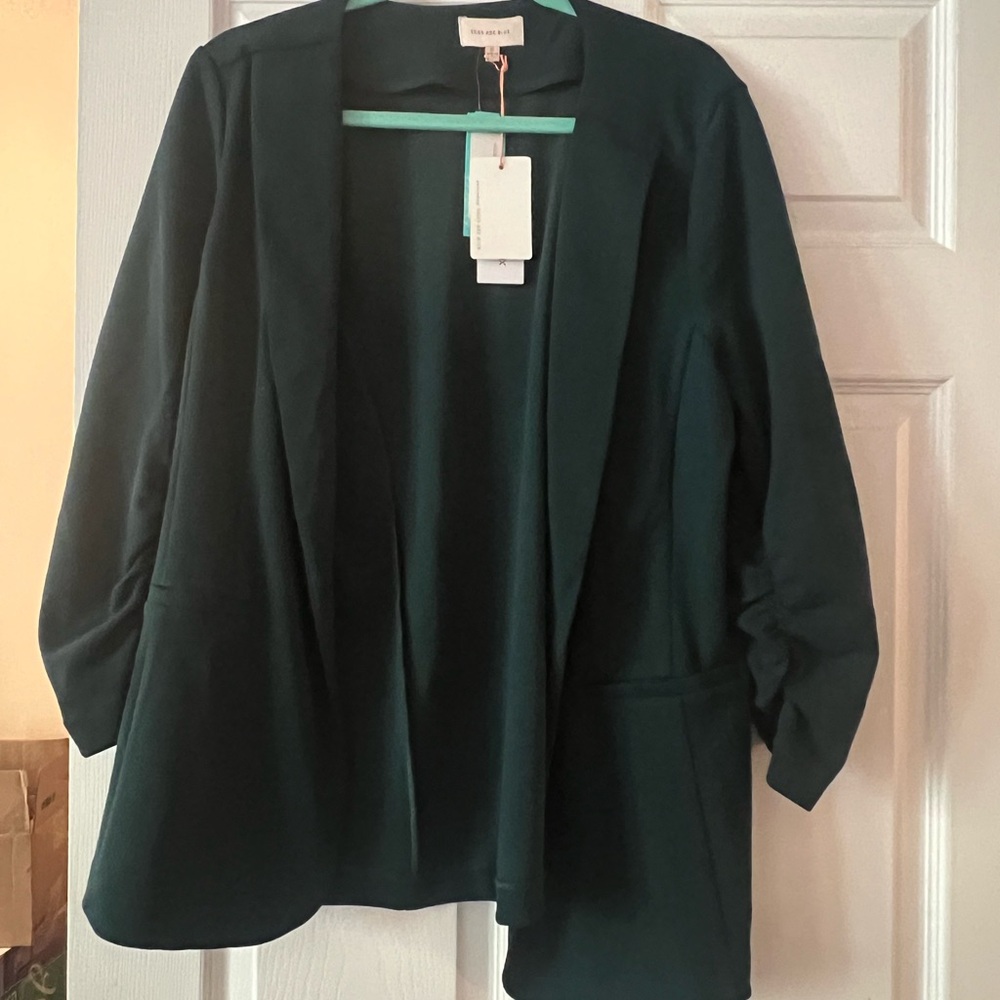 Skies Are Blue Dark Green Jacket